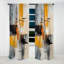 Parisien - Collages Curtain - Blackout Abstract Curtain - 1 Panels-1607771820