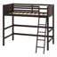Lit mezzanine en bois avec échelle-1035091649