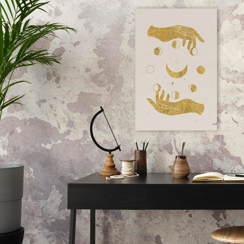 Céleste moderne et contemporain, H 24 po x l 16 po