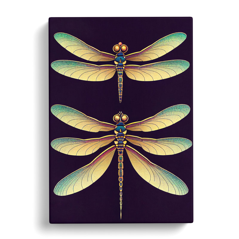 Special Dragonflies - Wrapped Canvas, 50cm H x 35cm W x 3cm D
