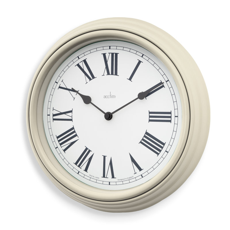 Acctim Devonshire Traditional Wall Clock, Cream