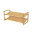 8 Pair Stackable Solid Wood Shoe Rack