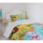 Ambesonne Cartoon Bedspread Set Savannah Animals Colourful Multicolor-105487151