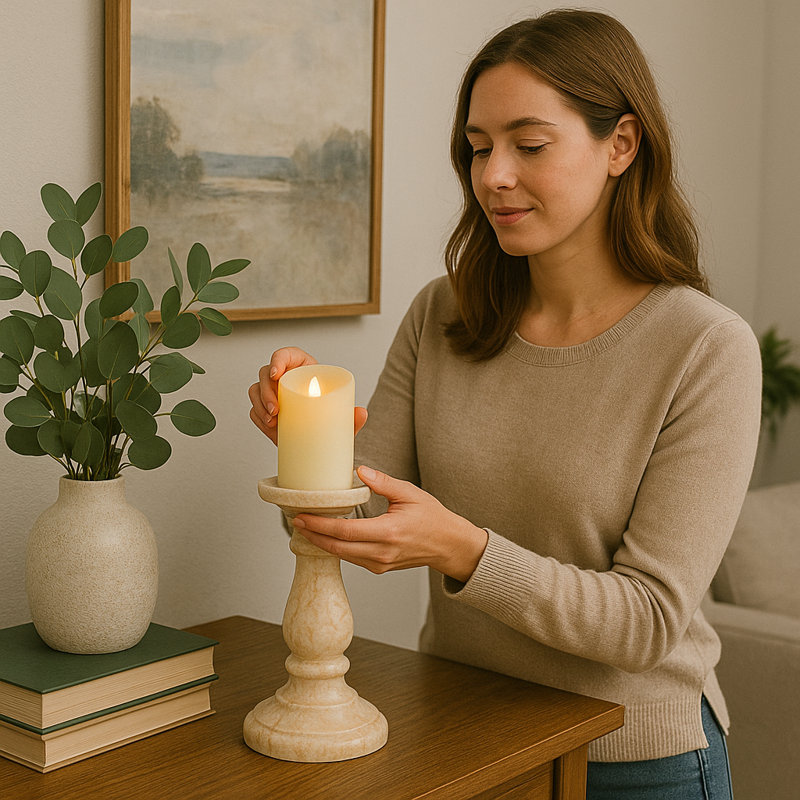 8.25'' H Tabletop Candlestick