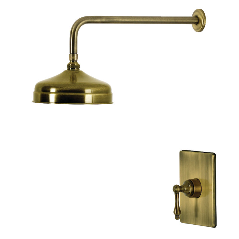 Kingston Brass Restoration Single-Handle Pressure Balanced Shower Faucet, Polished Chrome