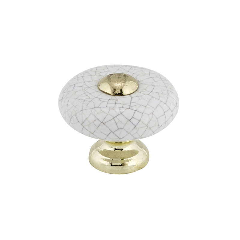 Expression 1 1/4" Diameter Round Knob, Brass