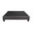 Bedroom King Size Upholstered Platform Bed Foundation, Plywood Construction, Cool Gray Contemporary Base-903914915