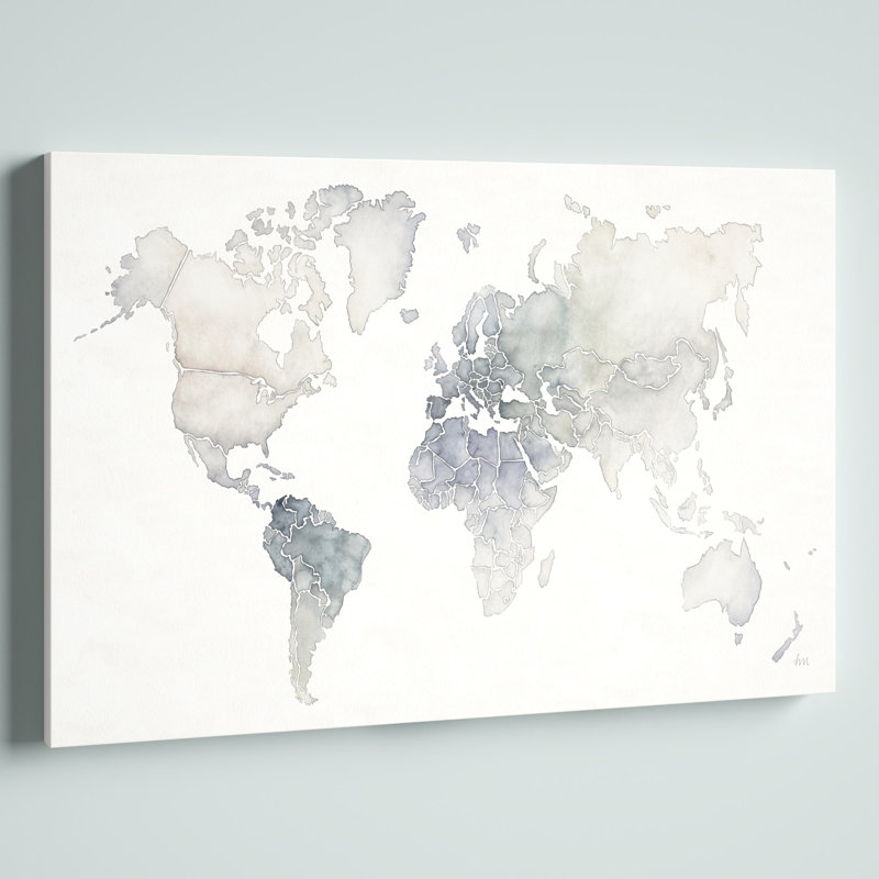 Aquarelle Wanderlust, H 20 po x l 30 po x P 1,25 po