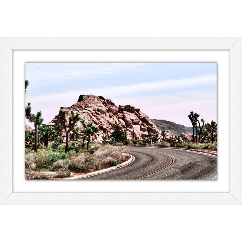 Desert Landscape 1 Print by Christopher Kennedy, White, 15.75" H x 22.75" W x 1.75" D