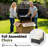  𝗣𝗿𝗲- 𝗮𝘀𝘀𝗲𝗺𝗯𝗹𝗲𝗱 𝗖𝗵𝗮𝗶𝗿𝘀, 4-Person Rattan Patio Furniture Sets Outdoor Sectional Conversation Sofa Group With Waterproof Furniture Cover-115139425