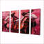 Ensemble de 4 chapeaux de contrebasse magenta jazz - musicien-106157752