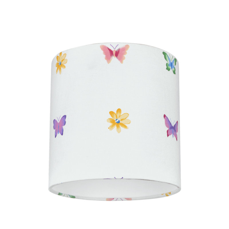 8'' H x 9'' W Cotton Drum Lamp Shade