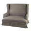 Canapé à jupe - 52 po x 31 po x 43,5 po - crème-665893848