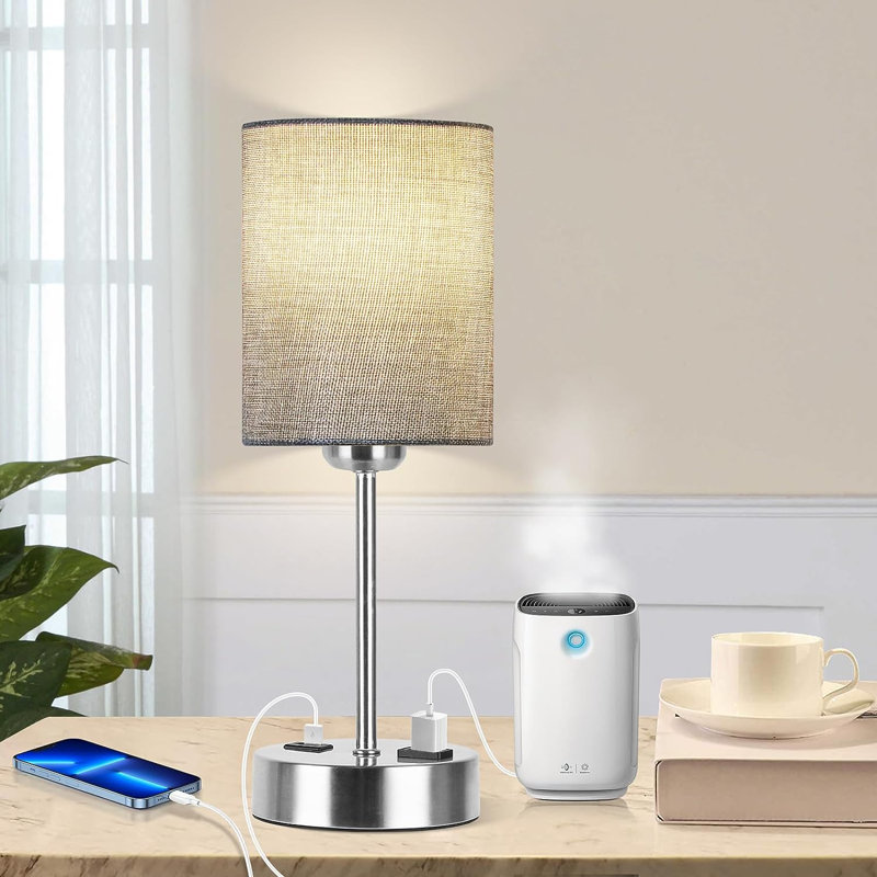 Lampe de table Tenacia, Gris
