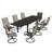 Attebery 8 - Person Patio Dining Set with Extendable Rectangular Table-790017104