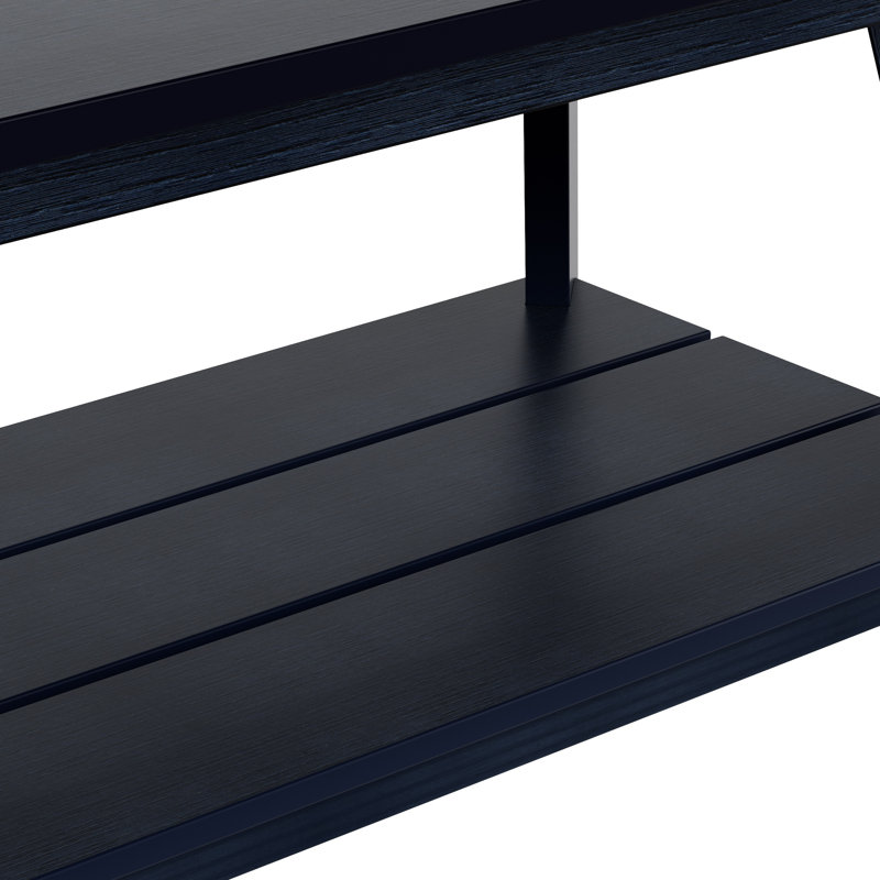 Arrlo Outdoor All-Weather Poly Coffee Table, Navy