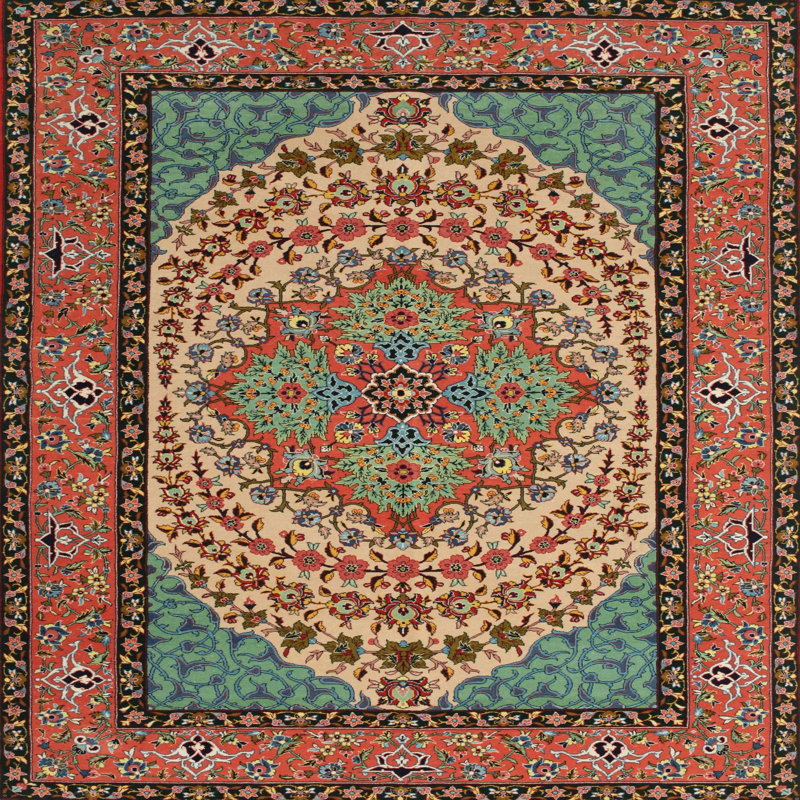Celyna Oriental Indoor Rug, Square 3'