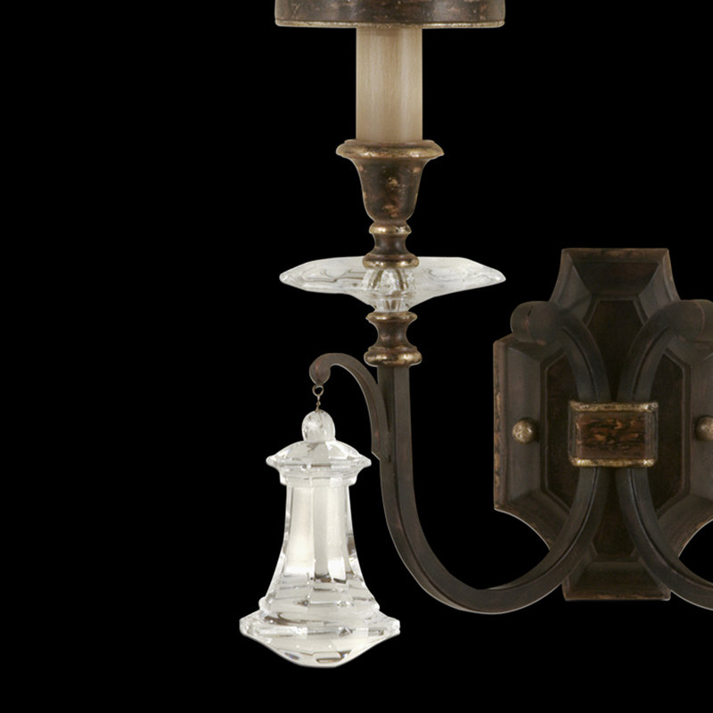 Eaton Place 2 - Light Armed Sconce, Rustic Iron