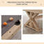 Table multi-jeux 7 'avec tabourets Modern Home 3-en-1