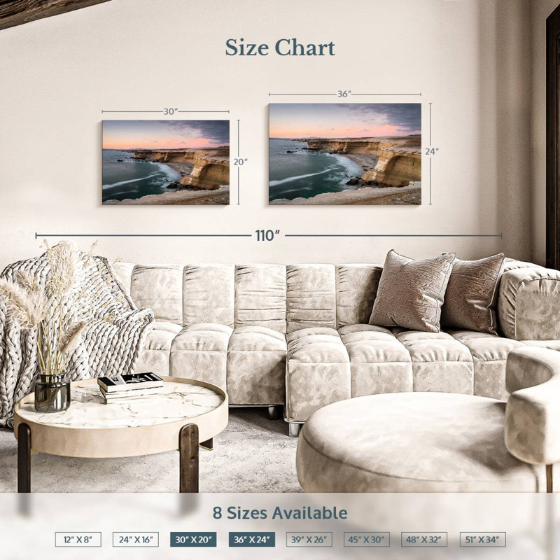 La Portada Cliffs, 20'' H x 30'' W