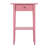 Vibrant Functionality Pink Particle Board Nightstand For Modern Decor