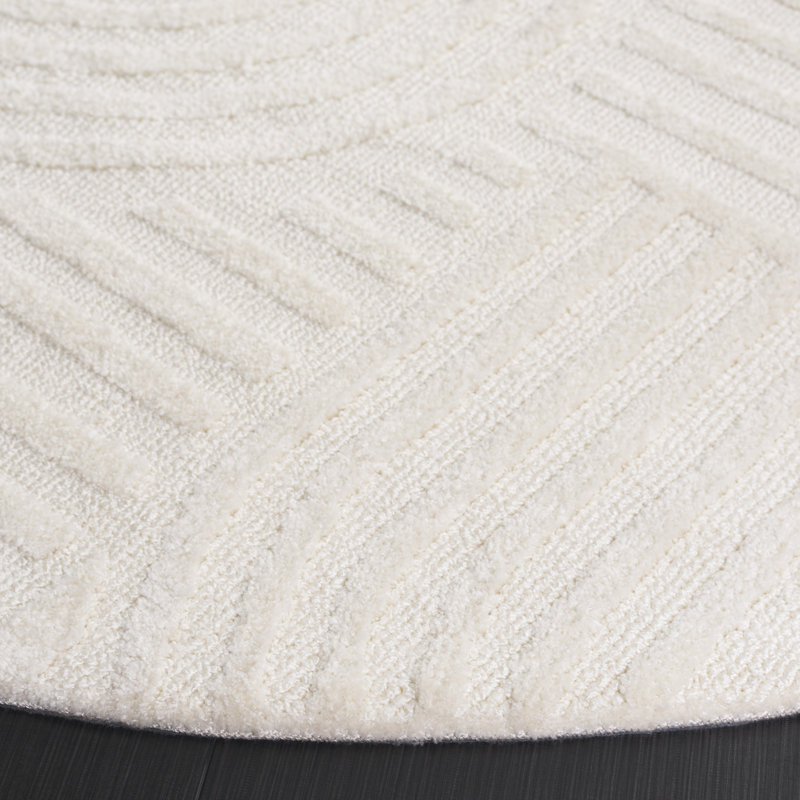 Erzhan Performance Geometric Rug, Round 6'