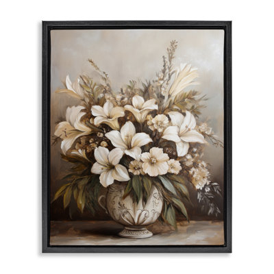  «Lily Bouquet Still Life Floater» par Petal Prints Design