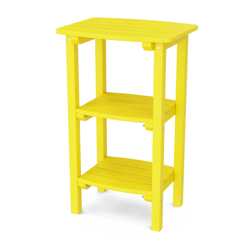 Table d'appoint Classic à 3 tablettes, Jaune citron