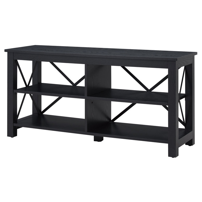 Unfinished TV Stand for TVs up to 55", Black