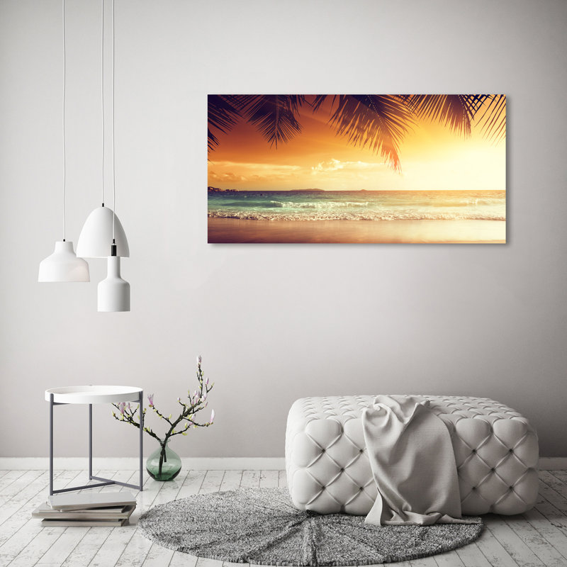 Canvas Print - Wall Art - Prints On Canvas - 120X60 Image Picture Theme: Tropical Beach