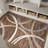Devonshire Abstract Brown/Gray/Cream Area Rug-1008637988