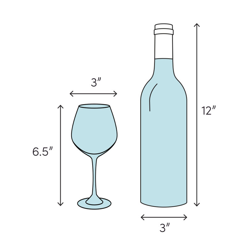 Elettra 10oz. Wine Glass Set