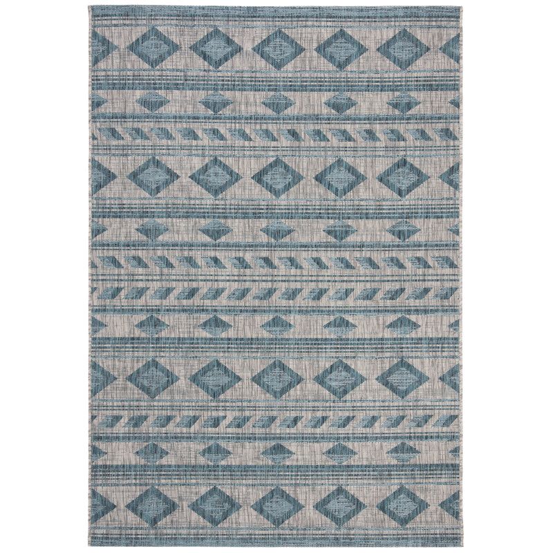 Amarien Performance Southwestern Indoor/Outdoor Area Rug, Rectangle 6'7" x 9'6"