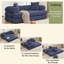 Canapé-lit pliable convertible 78,5 po-760515992