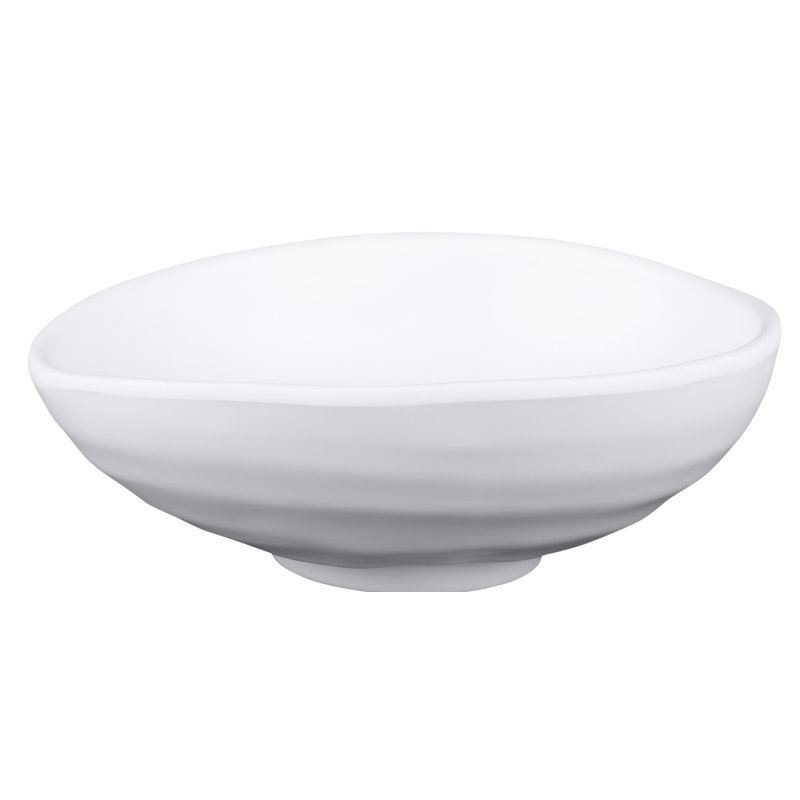 Bol de service 14 fl oz. mélamine Zen, Blanc
