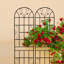 Treillis de jardin en métal antirouille pour plantes grimpantes