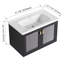 Meuble-lavabo mural 32 po avec lavabo, pour petite salle de bain