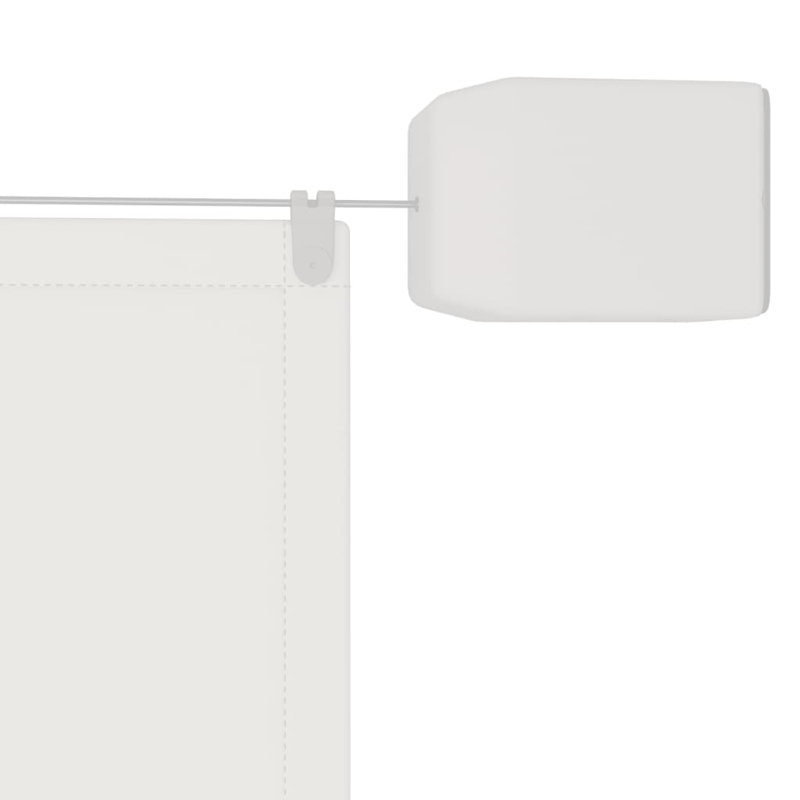 Symple Stuff 800cm W x 140cm D Fabric Cover Retractable Patio Awning, White