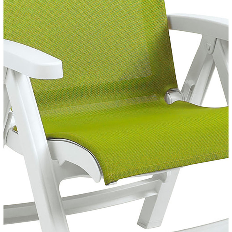 Grosfillex Jamaica Beach Folding Chair, Fern Green