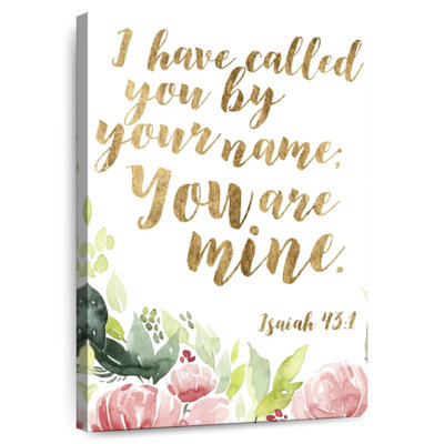 Tergel Grace Words Floral I