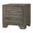 2-Drawer Nightstand Bedside Table Brown Oak