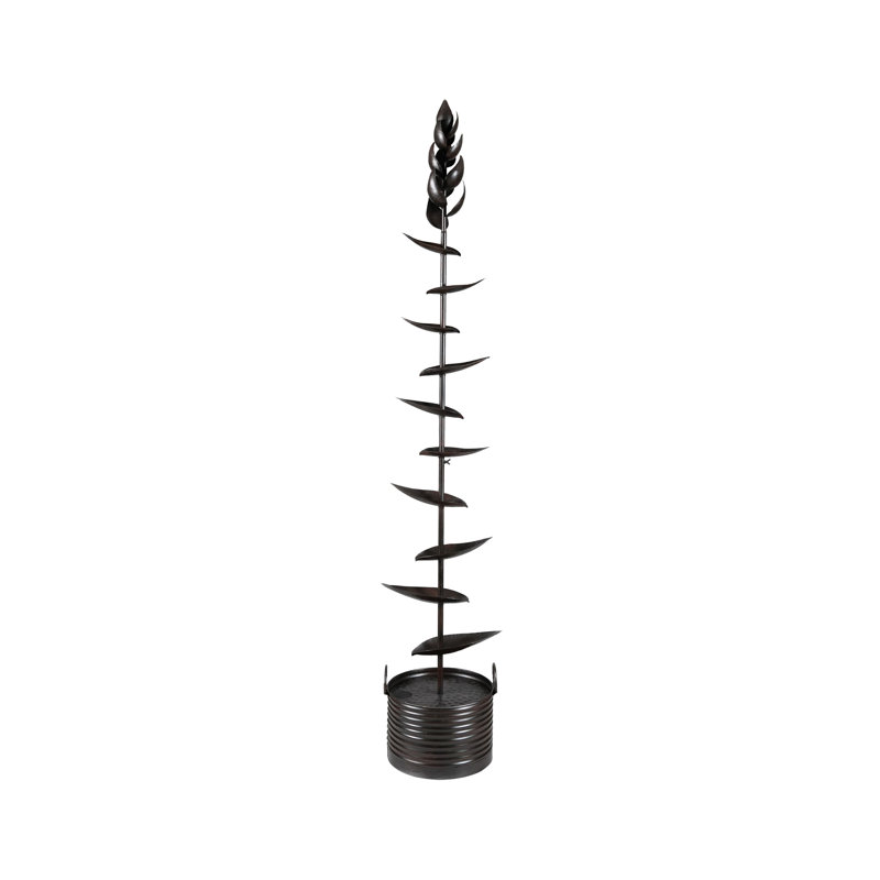 Metal Tiered Cascading Leaf Fountain