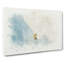 Curious Polar Bear in Abstract - Wrapped Canvas-55315634