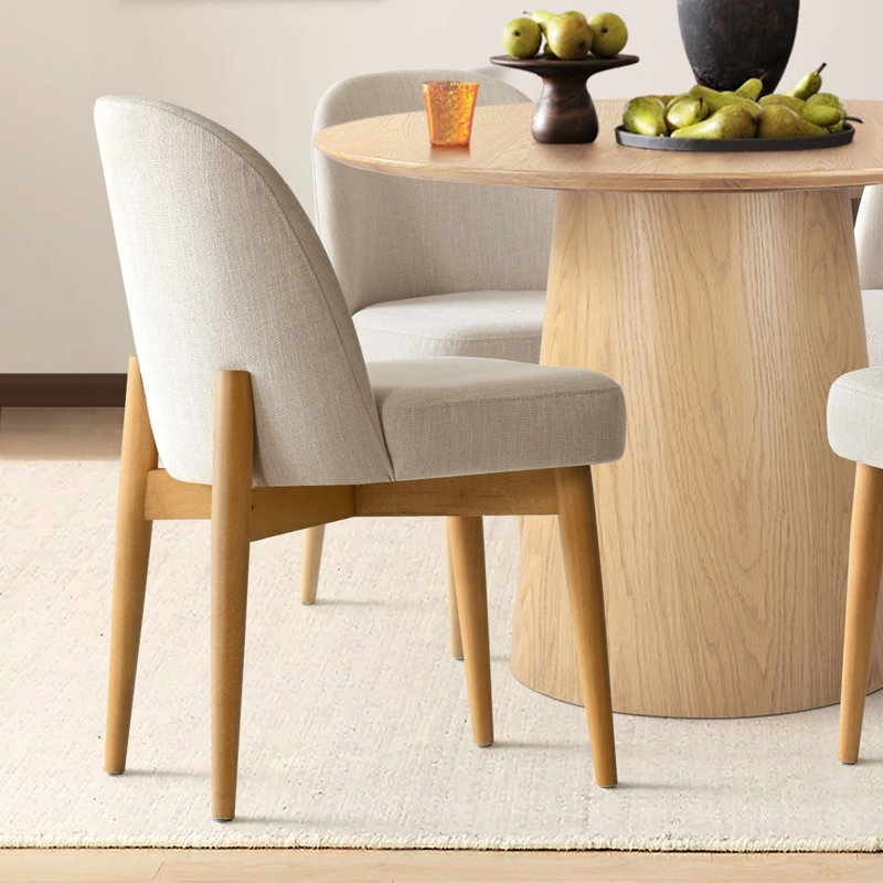 Gweneva 42" W 5-Piece Veneer Dining Set, Beige