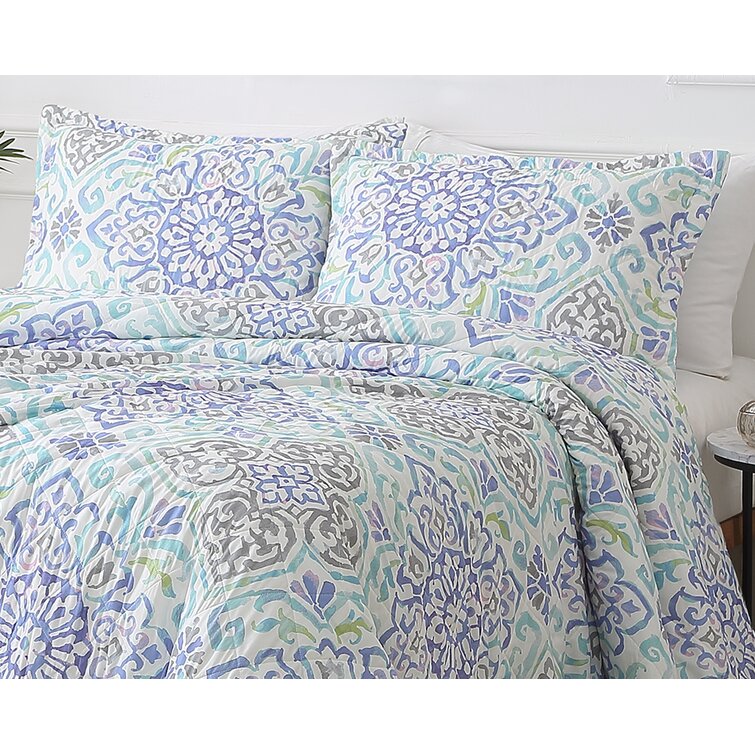 Bungalow Rose Microfiber Quilt Set | Wayfair