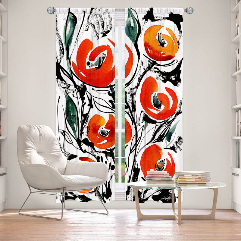 Room Darkening Curtain Pair, 20" W x 61" L