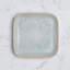 Porcelain Miniature Square Plate, Aqua, 4.5x4.5