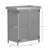 Wooden Potting Bench With 2 Doors,Outdoor Storage Cabinet,Garden Tool Shed With Metal Tabletop And Shelf-124923913