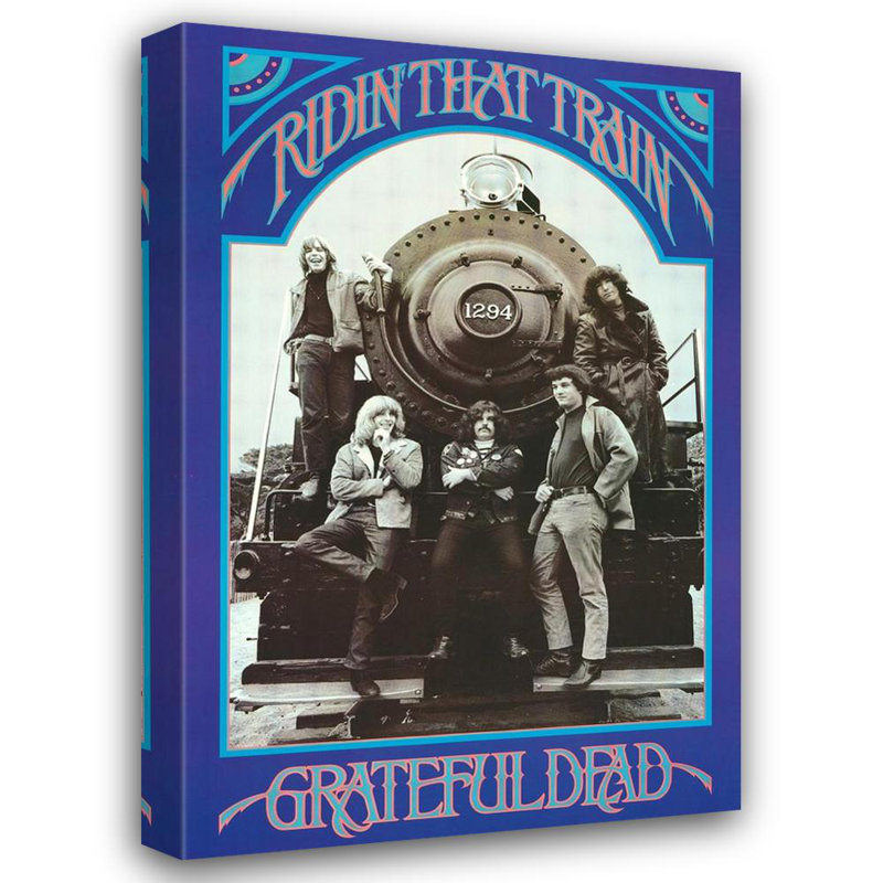 Grateful Dead- Train, 18" H x 12" W
