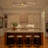 LED Geometric Flush Mount Ceiling Light - 31W 2240LM, Matte Black Frame with Wood Tone MDF, Dimmable, 40" Linear Design